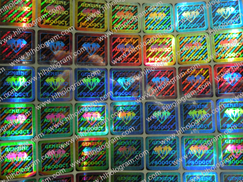 hologram sticker photo